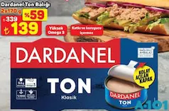 DARDANEL TON BALIĞI 2X170 G